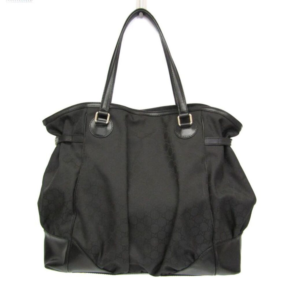 Gucci Full Moon Gg Canvas Black Canvas Tote Bag Bag